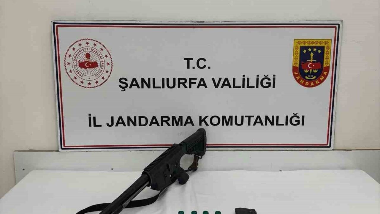 Şanlıurfa'da Jandarmadan Operasyon: 5 Ruhsatsız Silah Ele Geçirildi