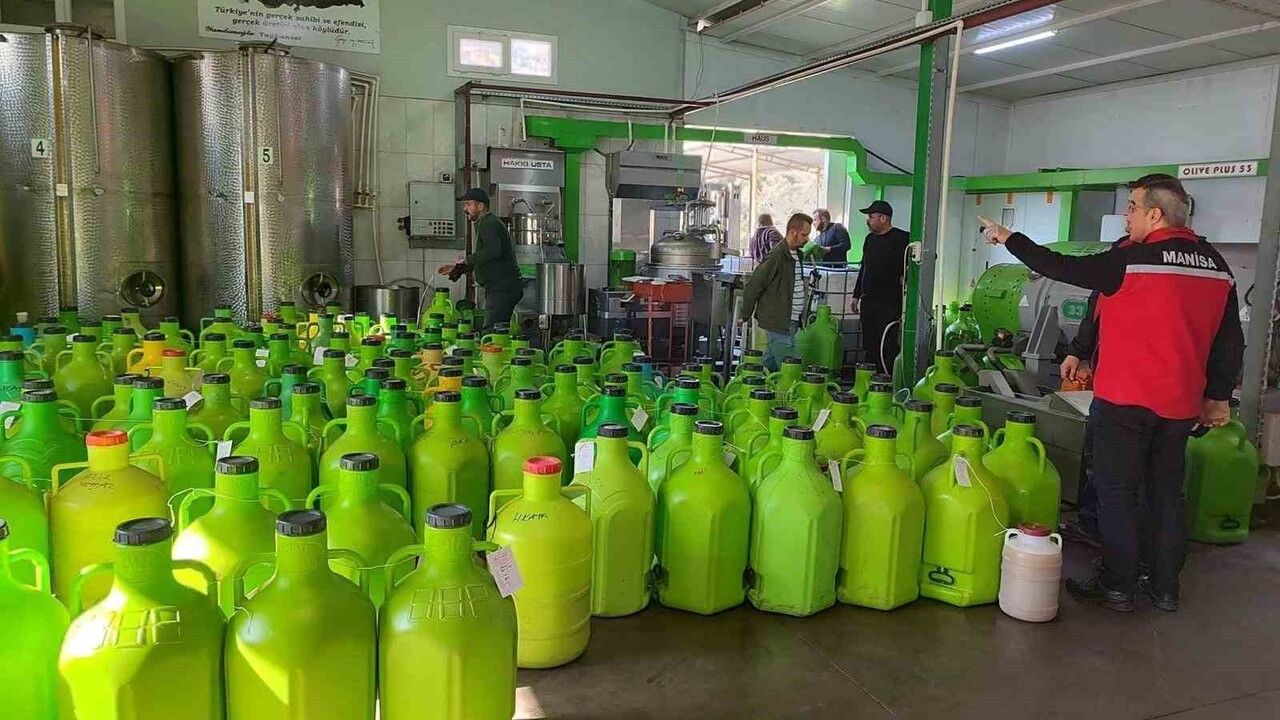 Sarıgöl'de Zeytinyağı Tesislerine Kapsamlı Denetim