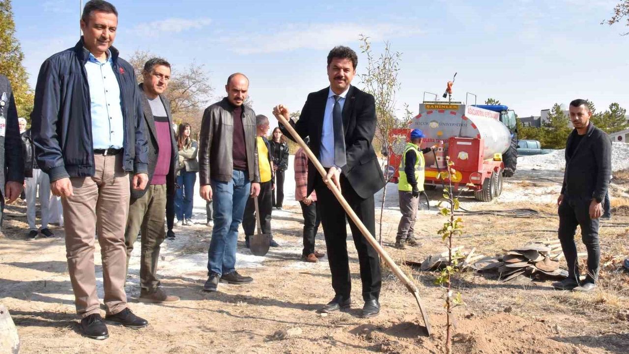 Selçuk Üniversitesi'nde Milli Ağaçlandırma Günü: Yüzlerce Fidan Toprakla Buluştu