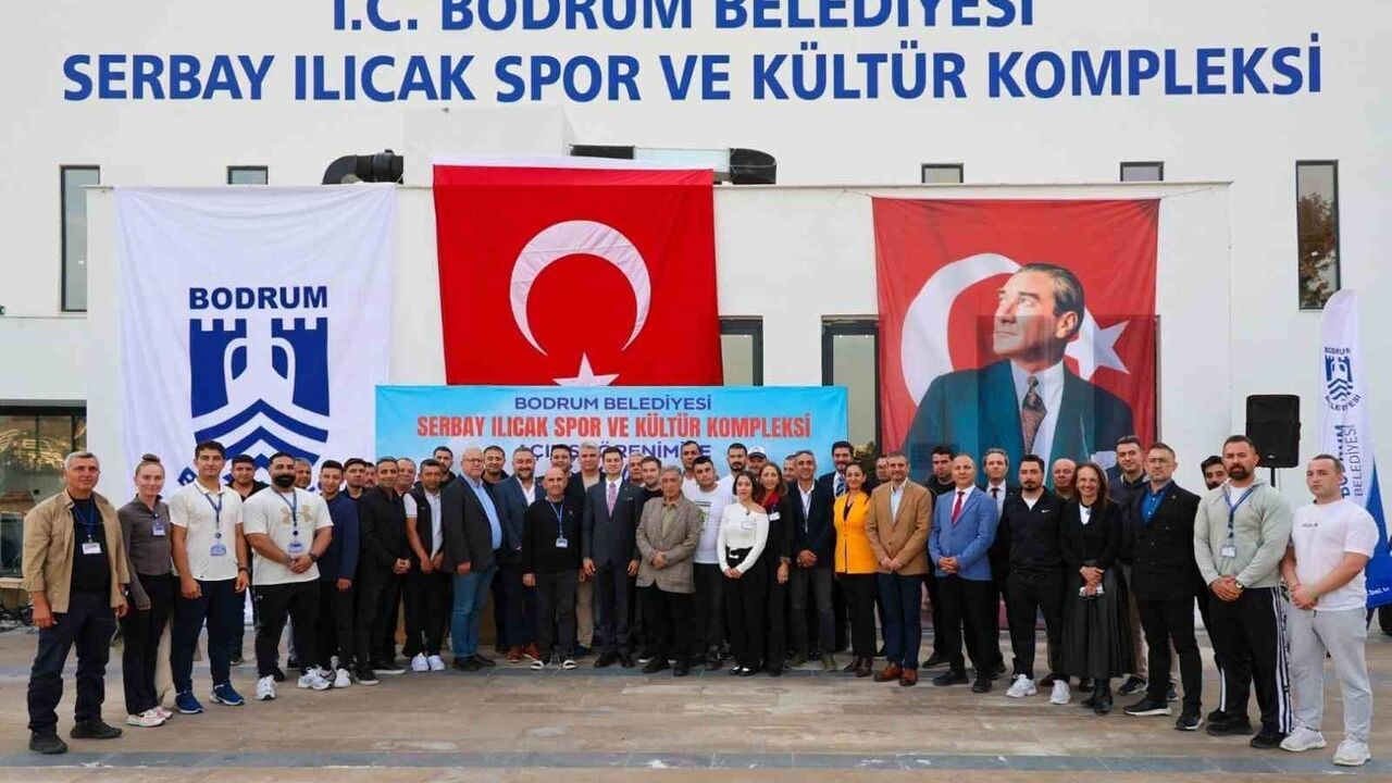Serbay Ilıcak Kültür ve Spor Kompleksi Bodrum'da hizmete açıldı