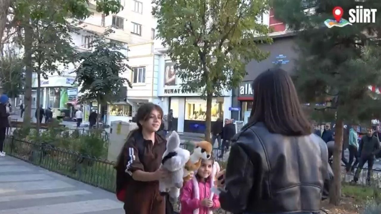Siirt'te Polislerin Sosyal Deneyi: Çocuklardan Peluş Oyuncaklara Duyarlılık