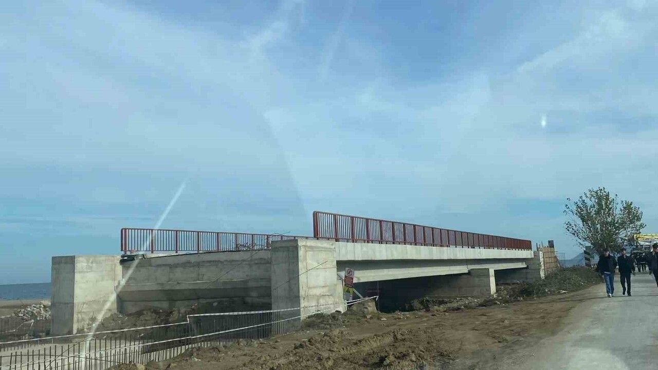 Sinop Akliman Köprü Projesinde Çalışmalar Sürüyor