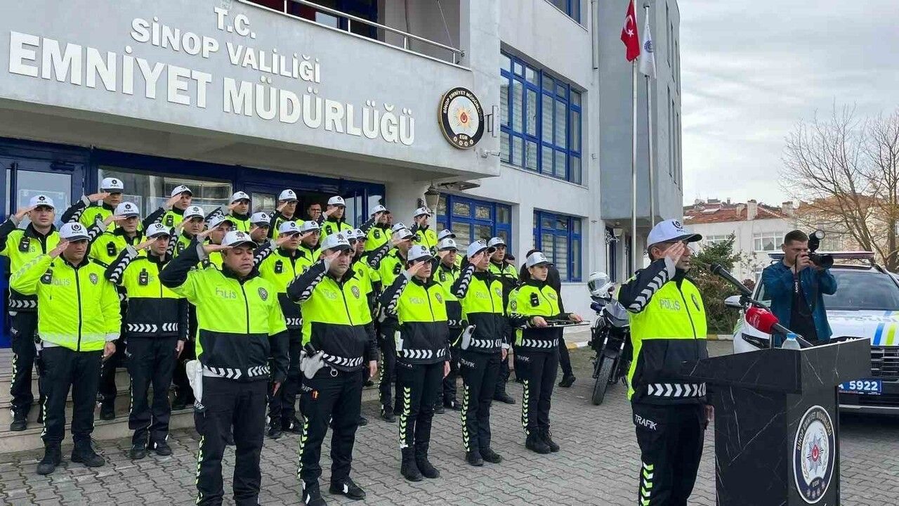 Sinop’ta 116 ASELSAN Yaka Kamerası Trafik Polislerine Teslim Edildi