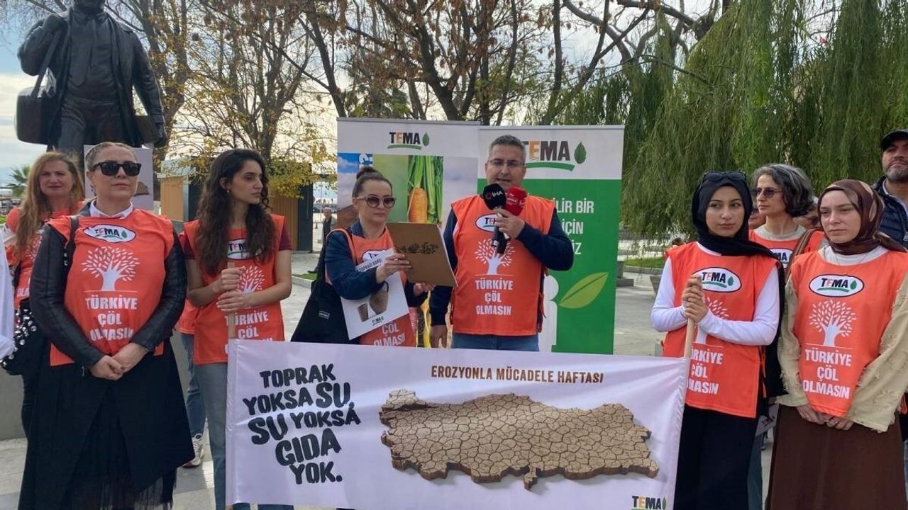 Sinop'ta Toprağa Saygı Yürüyüşü: Erozyon ve İklim Krizine Vurgu