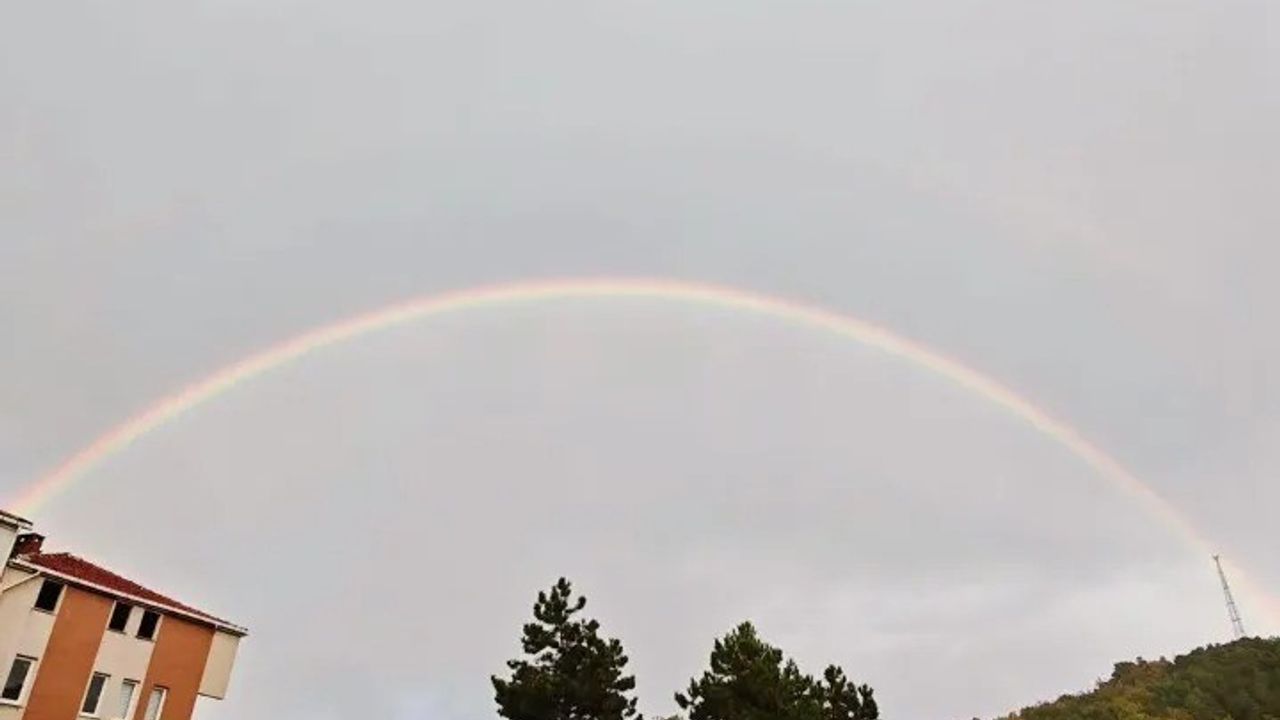 Sinop Türkeli’de Nadir Çift Uçlu Gökkuşağı