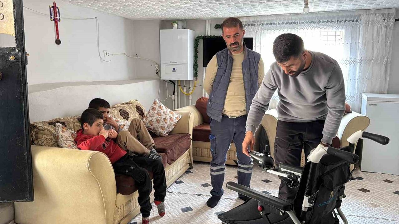 Şırnak’ta Engelli Çocuğun Hayalini Polis Mustafa Şahin Gerçekleştirdi