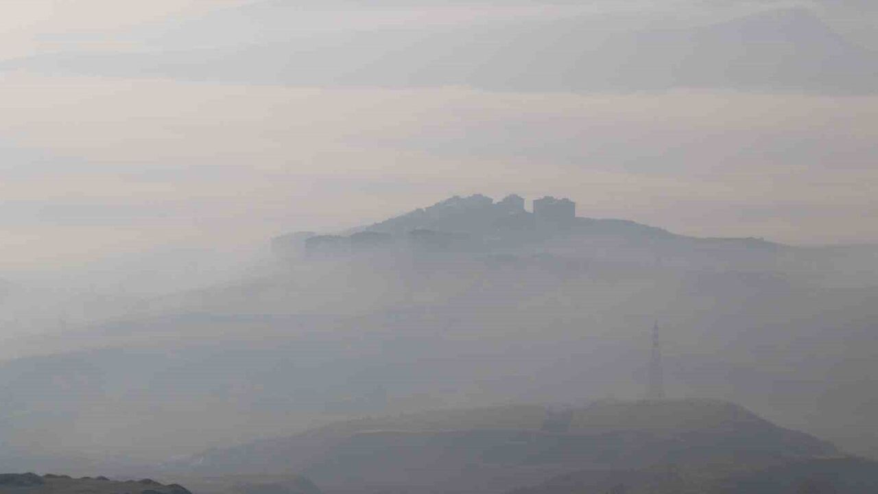 Sivas'ı Saran Yoğun Sis: Merakum Tepesi'nden Kartpostallık Görüntüler