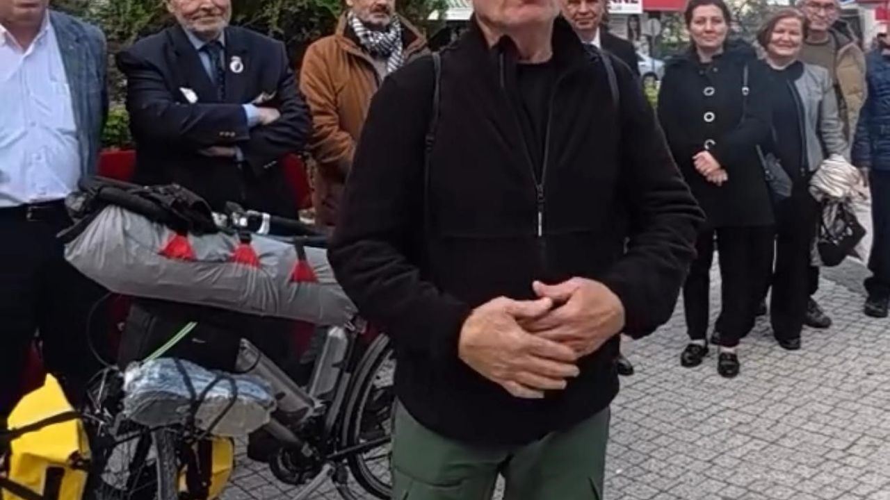 Susurluklu Fahrettin Şener bisikletle Umre yolculuğuna çıktı