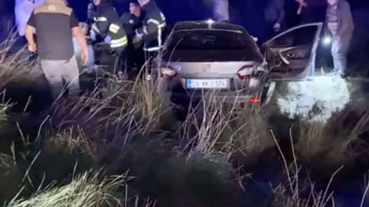 Tekirdağ Çerkezköy’de Otomobil Şarampole Yuvarlandı: 1 Ölü, 1 Yaralı