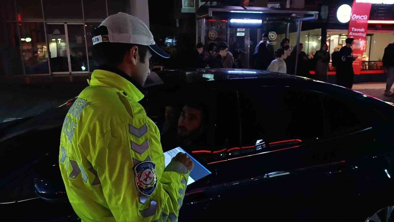 Tekirdağ'da Değirmenaltı Girişinde Geniş Trafik Denetimi