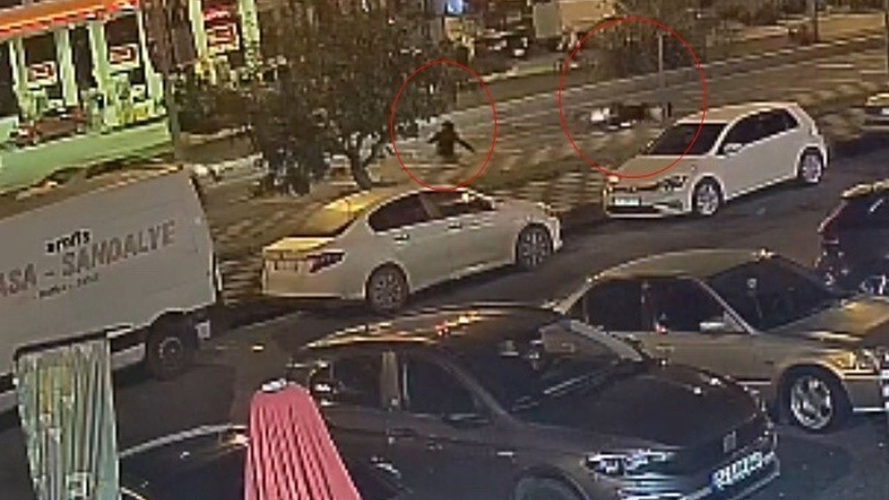 Tekirdağ'da motosiklet metrelerce sürüklendi; sürücü yara almadan kurtuldu