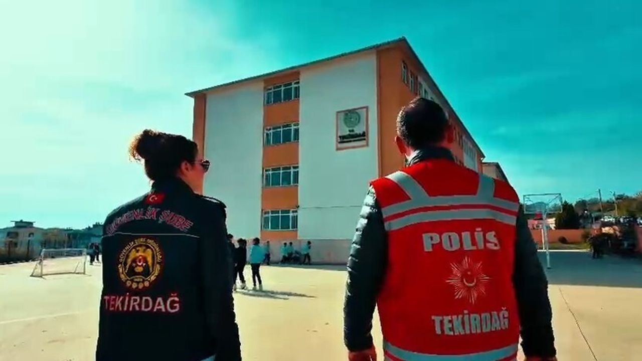Tekirdağ'da Okul Güvenliği İçin Polisle Geniş Denetim