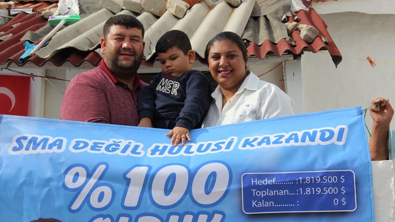 Tekirdağ'da SMA'lı Hulusi Sert İçin Kampanya Hedefe Ulaştı