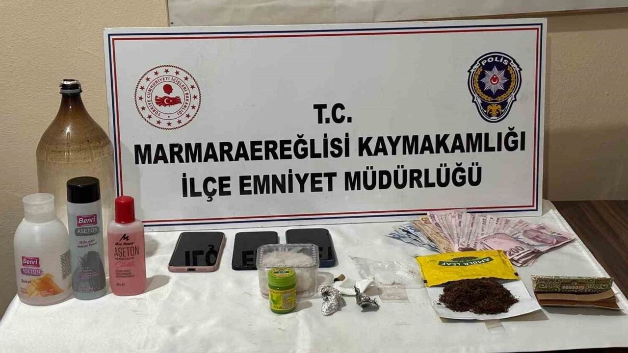 Tekirdağ’da Uyuşturucu Operasyonu: Marmaraereğlisi’nde A.G. Yakalandı