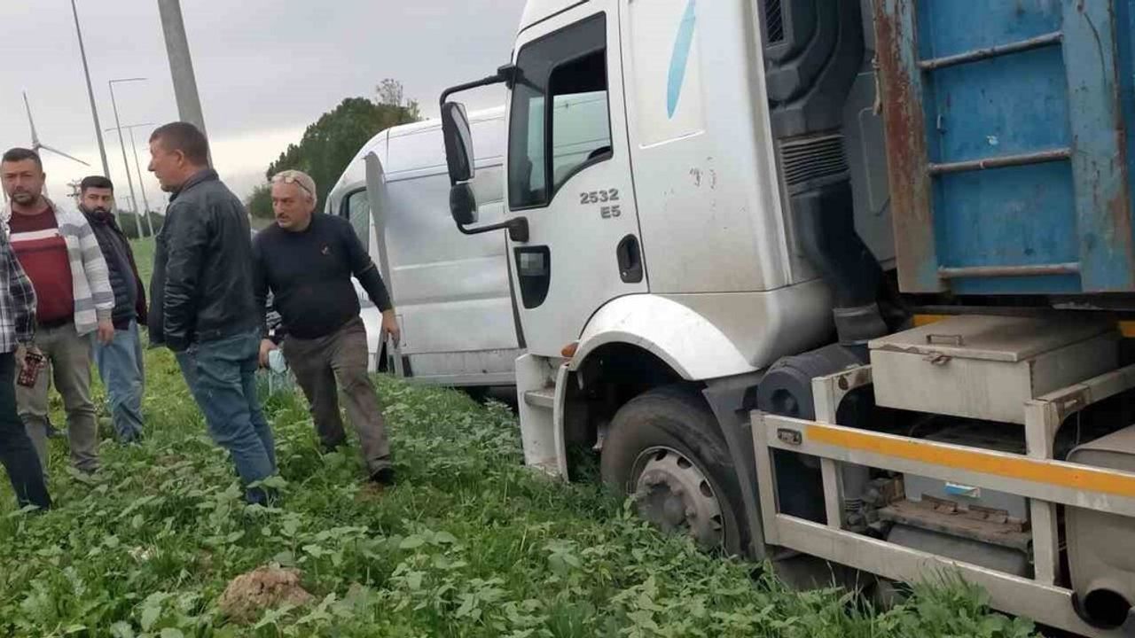 Tekirdağ Muratlı'da Trafik Kazası: 1 Yaralı