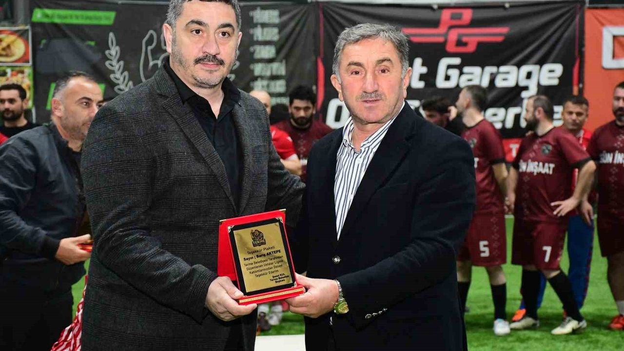 Terme'de Futbol Turnuvası: 8 Takım 4 Tekerlekli Sandalye Bağışladı