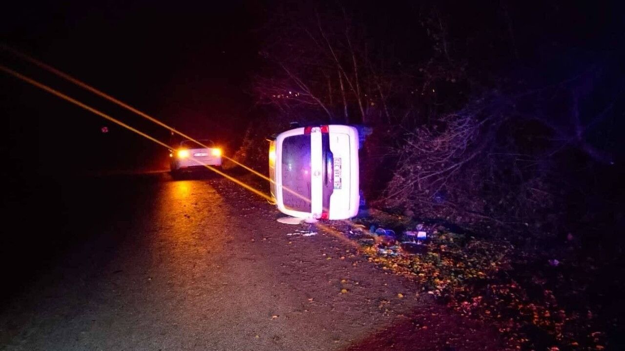 Tokat'ta Trafik Kazası: Turhal Çamlıca'da 1 Yaralı