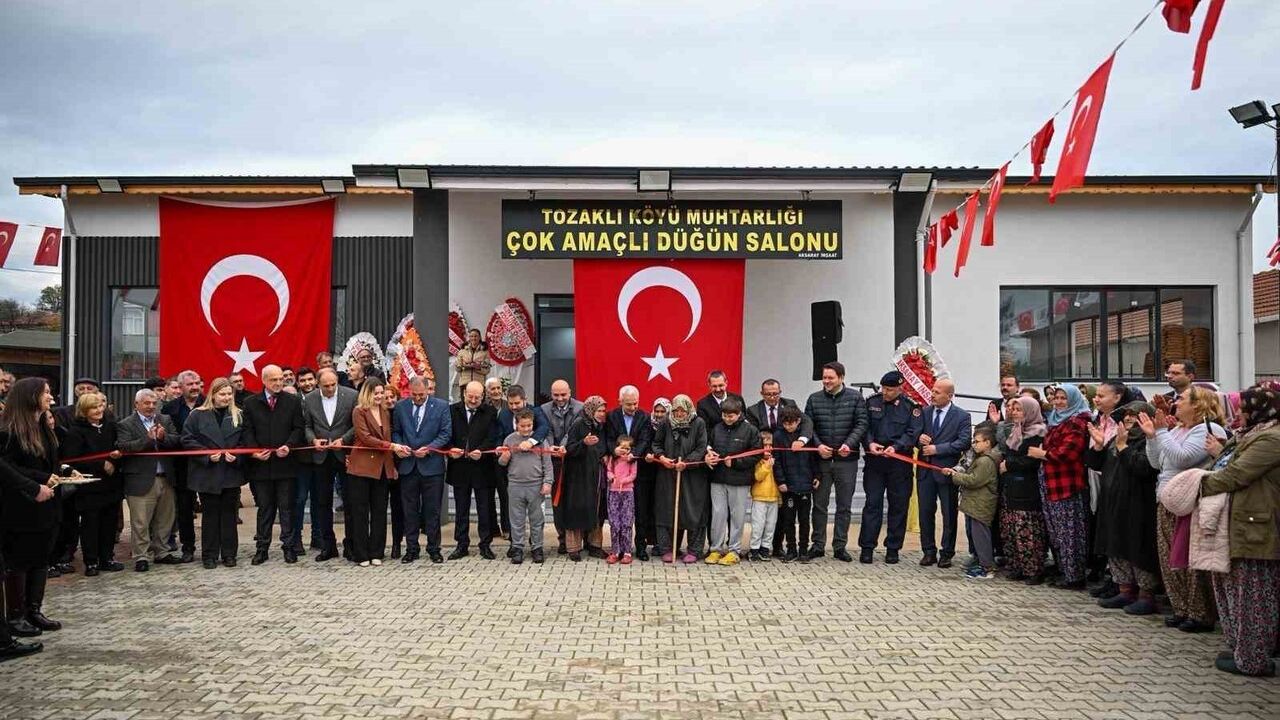 Tozaklı Köyü'ne Çok Amaçlı Düğün Salonu Törenle Açıldı