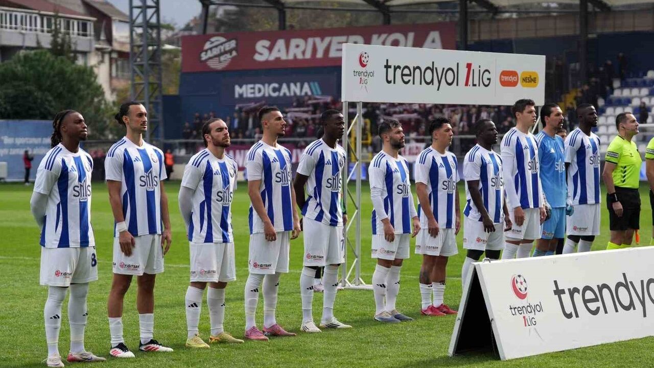 Trendyol 1. Lig: Sarıyer 1-0 Bandırmaspor — Regattin penaltıyla kazandırdı