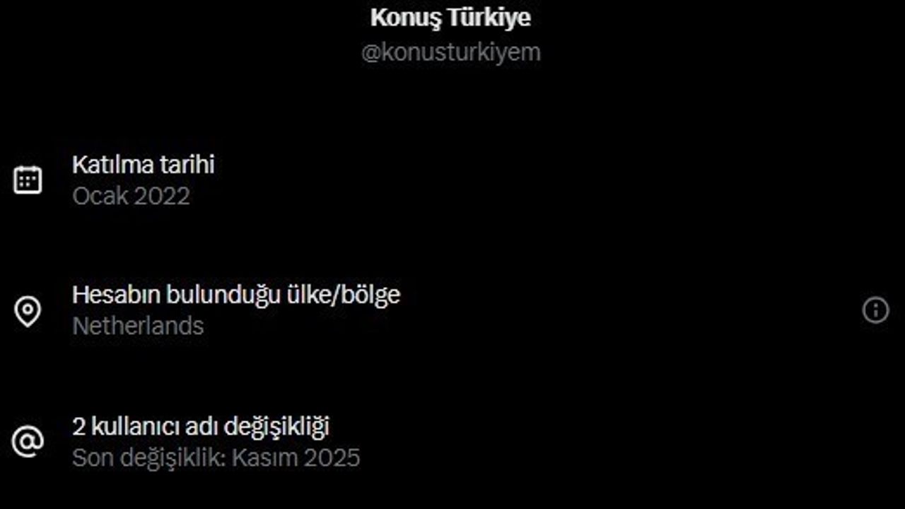 X'in şeffaflık güncellemesi muhalif hesapların yurt dışı konumlarını ortaya çıkardı