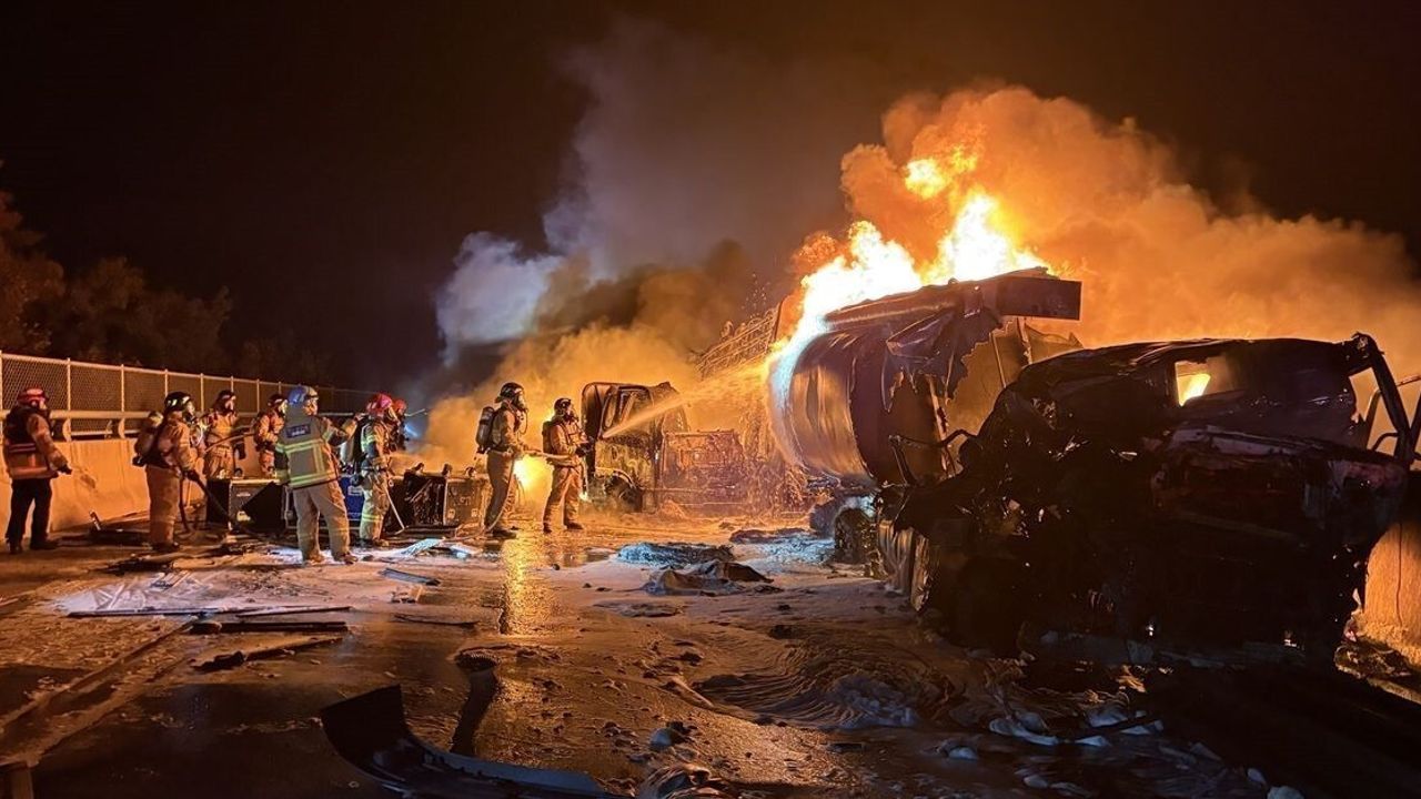 Yeongcheon'de 13 Araçlık Zincirleme Kaza: 2 Ölü, 4 Yaralı