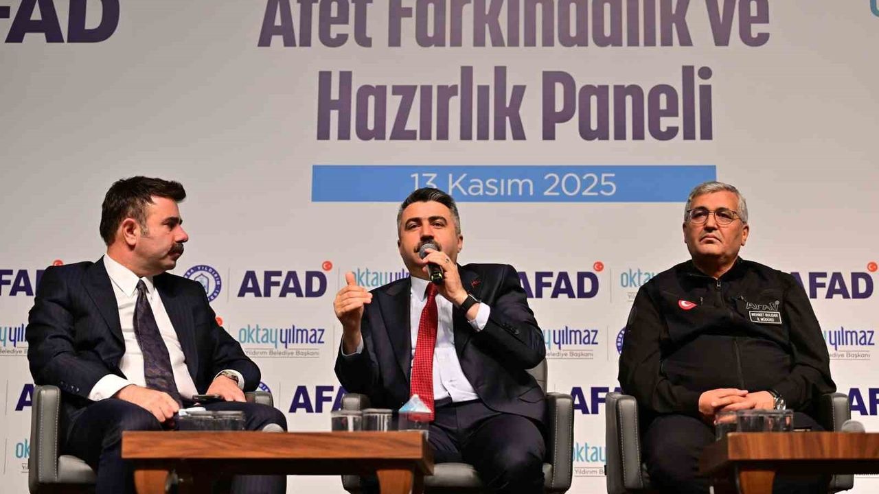 Yıldırım'da AFAD İşbirliğiyle Afet Farkındalık ve Hazırlık Paneli