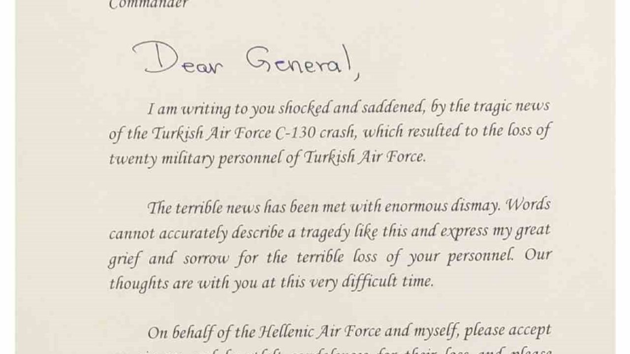 Yunanistan Hava Kuvvetleri paylaşımı kaldırdı, C-130 kazası için taziye yayınladı