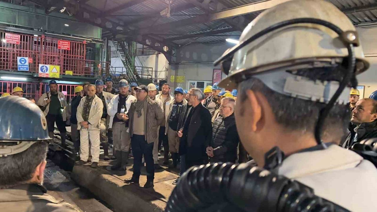 Zonguldak'ta TTK Üzülmez'de Gerçeğini Aratmayan Yangın Tatbikatı