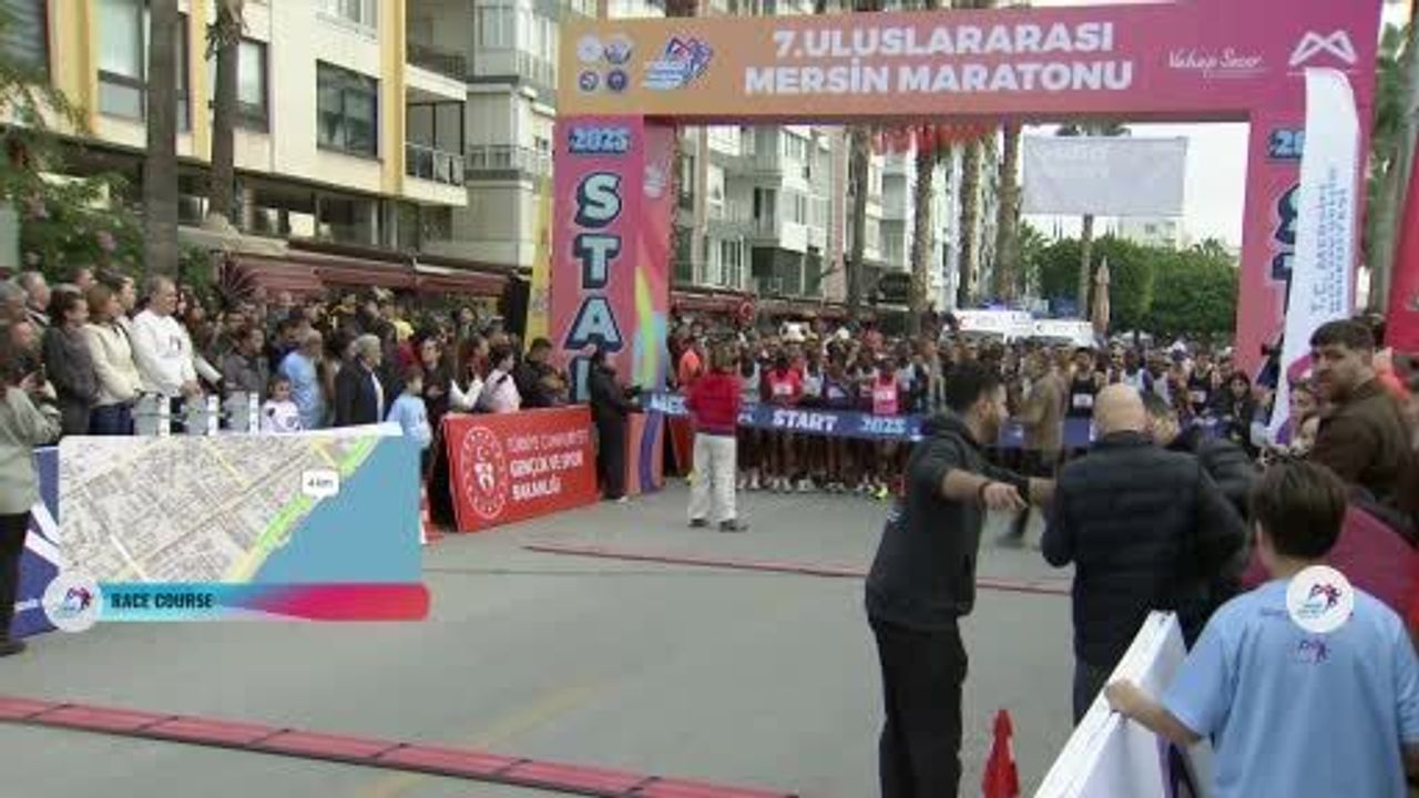 7. Uluslararası Mersin Maratonu Başladı — 2.601 Sporcu Mersin'de