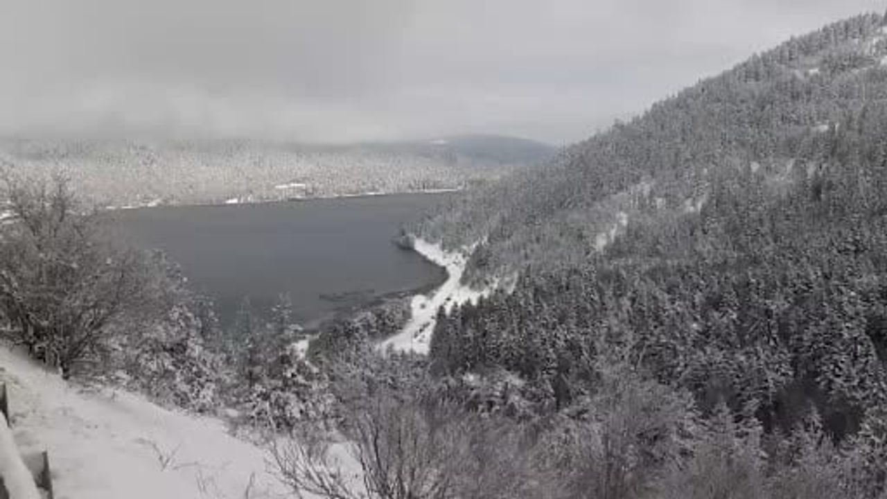 Abant'ta Kar Kaosu: Tatilciler Yolda Kaldı, Jandarma Müdahale Etti