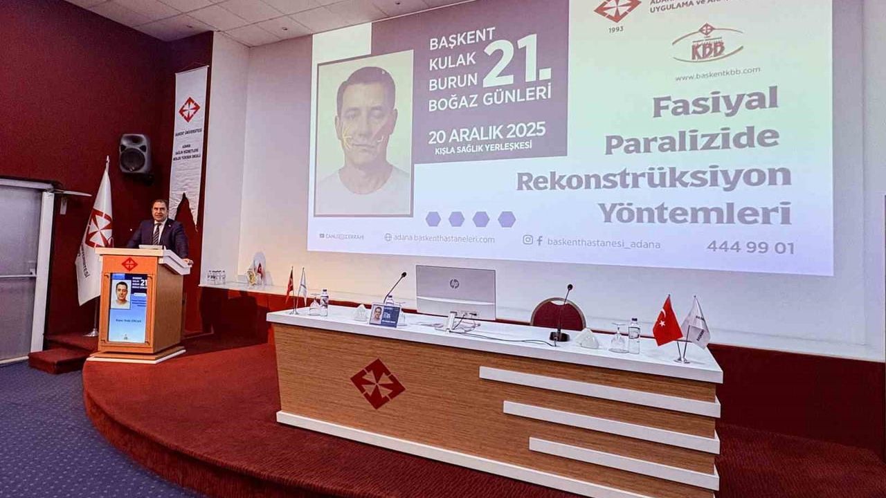 Adana'da 21. Başkent KBB Günleri: Yüz Felcinde Rekonstrüksiyon