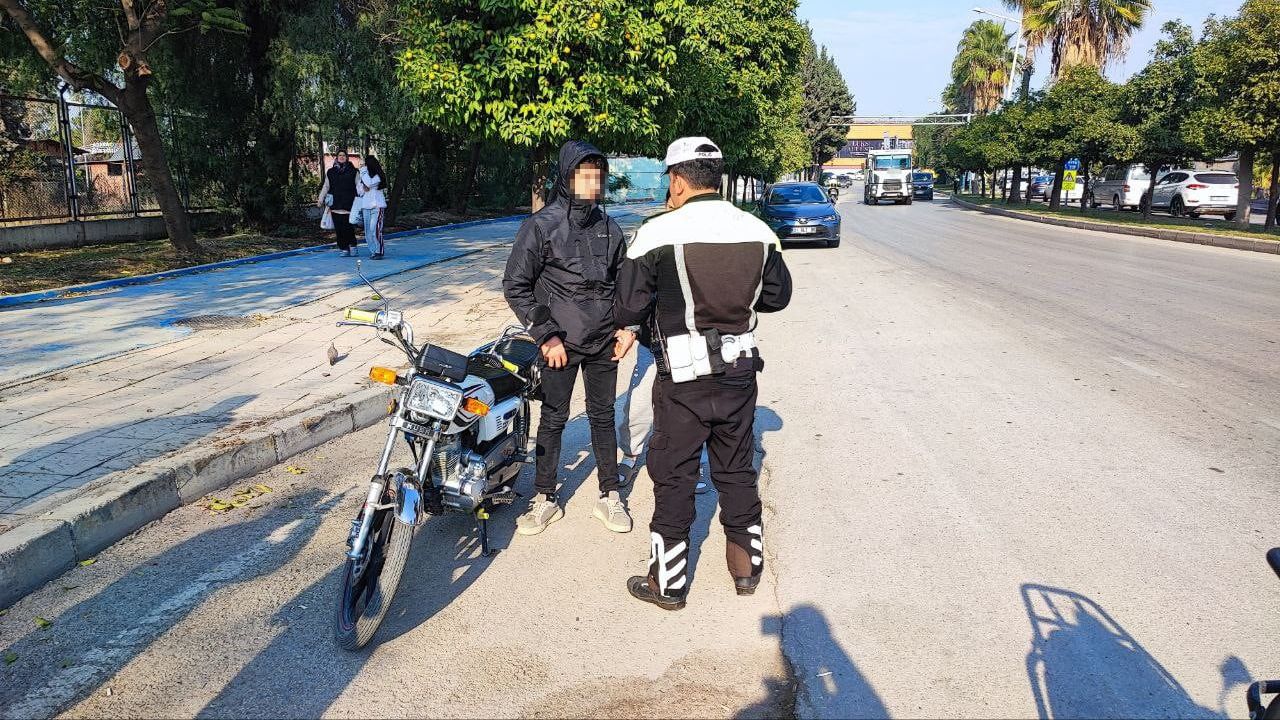 Adana’da Bin 64 Motosiklet Kontrolünde 433 Sürücüye Ceza