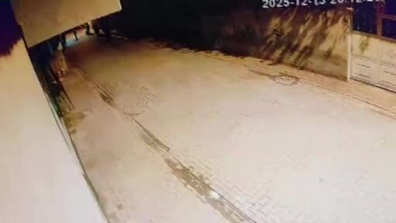 Adana'da Evin Camlarını Taşla Kırdı: O Anlar Kamerada