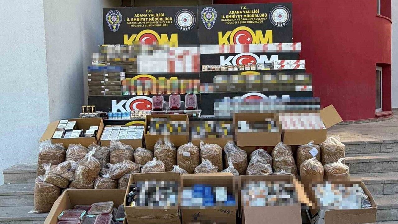 Adana'da Kaçakçılık Operasyonu: 282 kg Tütün, 29 Şahsa İşlem
