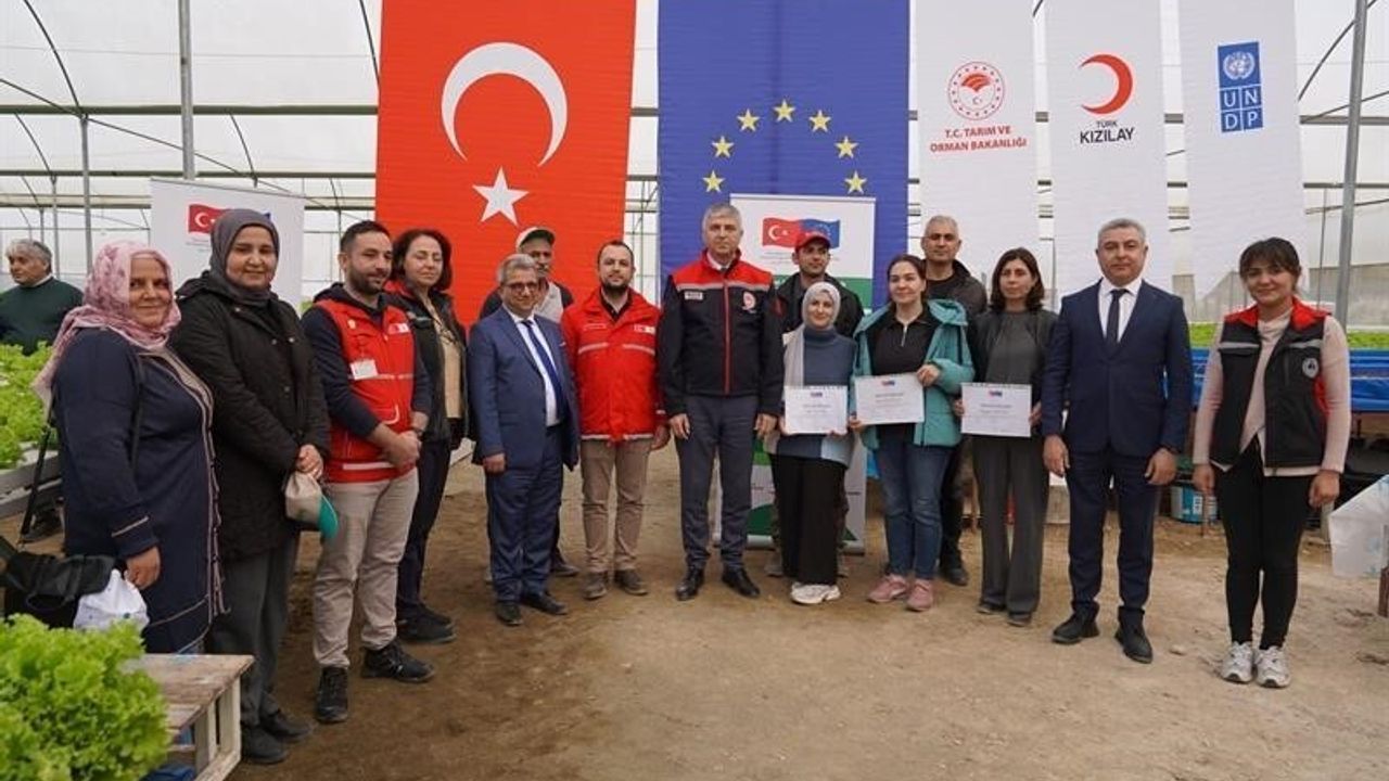 Adana’da Topraksız Marul Yetiştiriciliği Başladı