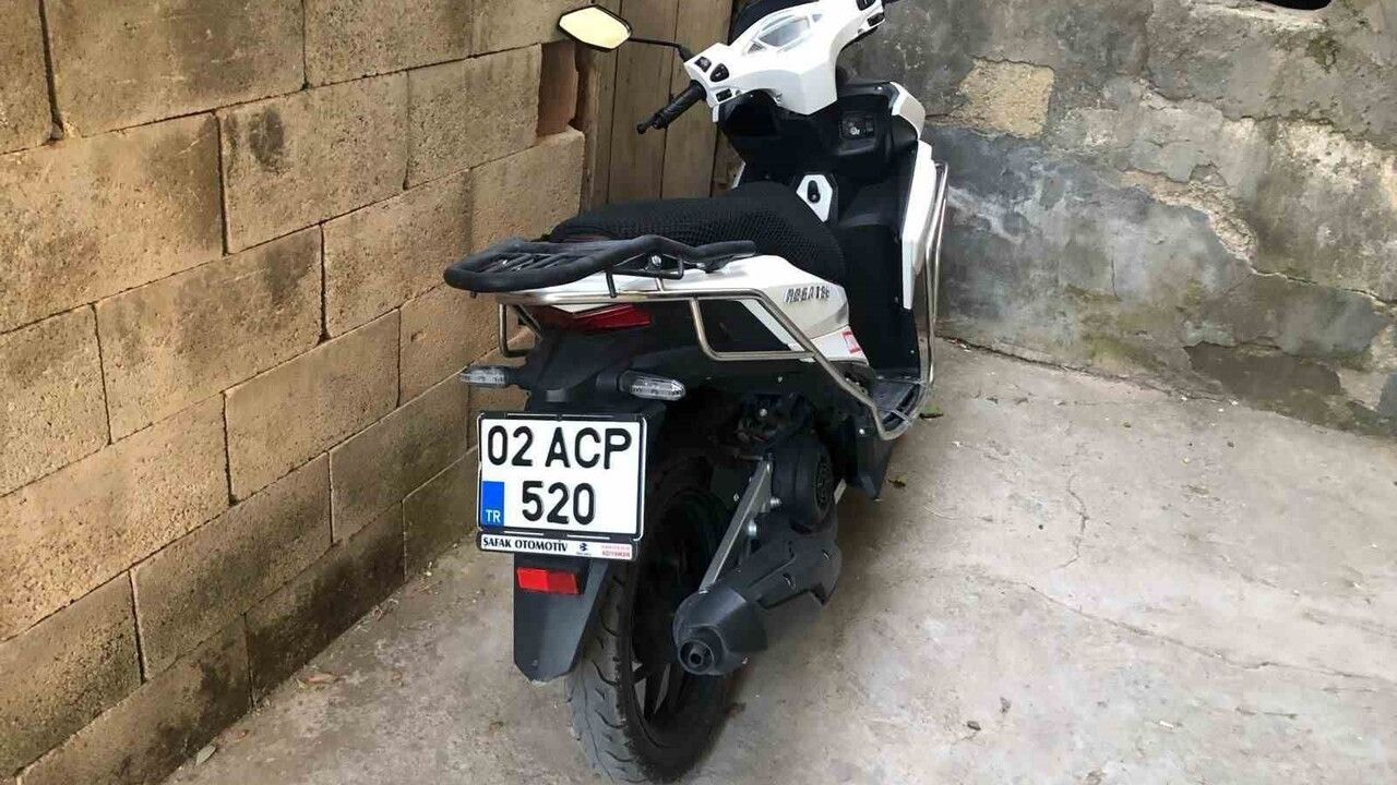 Adıyaman'da Park Halindeki Motosiklet Çalındı