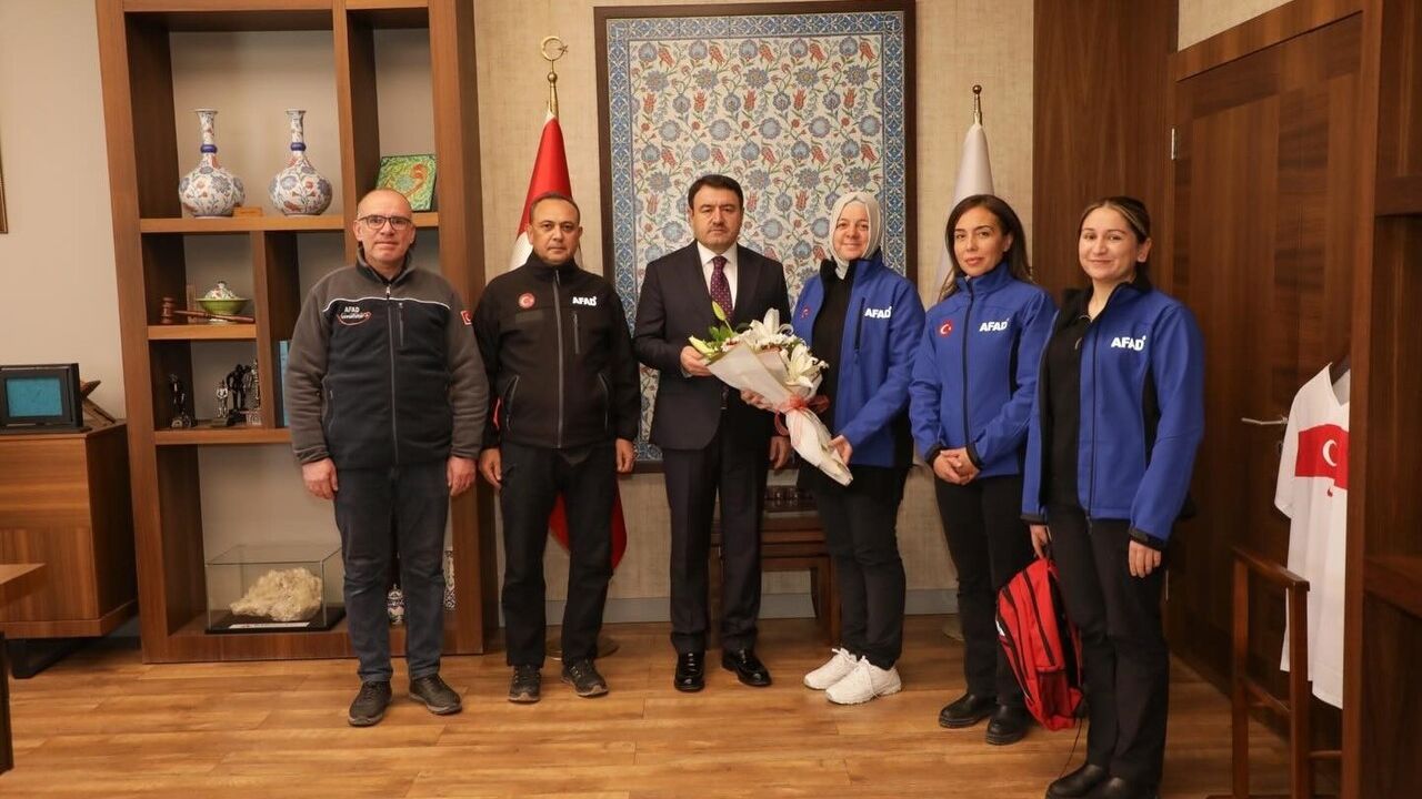 AFAD 16. Kuruluş Yılında Kütahya'da Vali Musa Işın'ı Ziyaret Etti