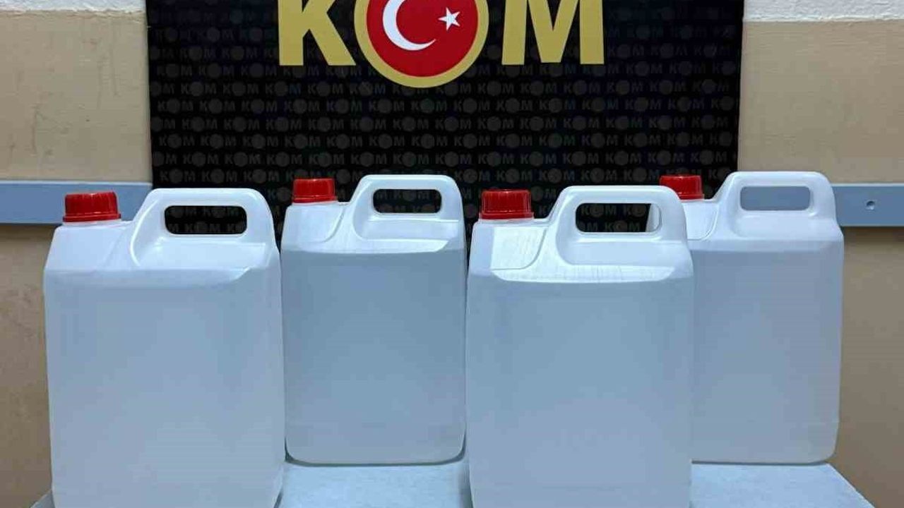 Afyonkarahisar'da kaçak etil alkol operasyonu: 20 litre ele geçirildi