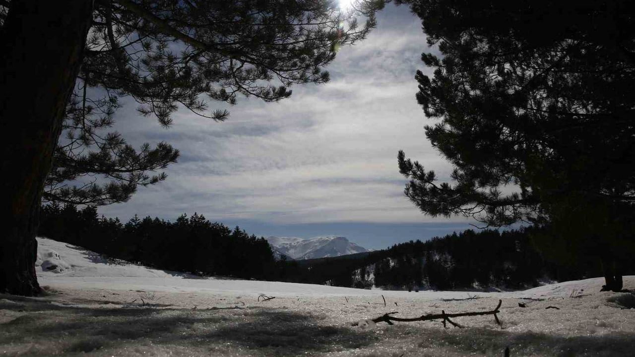 Akdağ Tabiat Parkı'nda Masalsı Kış Görüntüleri