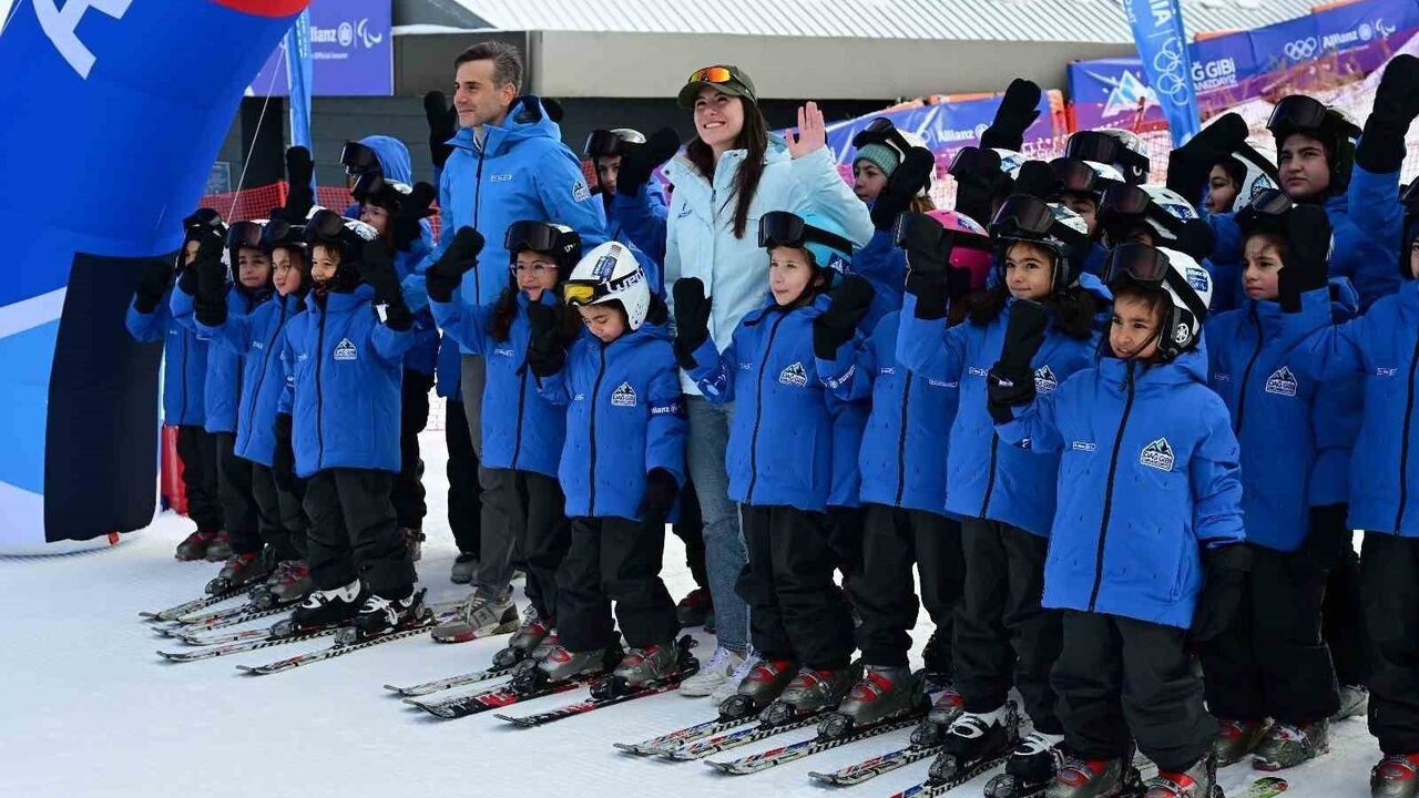 Allianz Türkiye Palandöken’de ‘Dağ Gibi Arkanızdayız’ ile Kız Çocuklarını Kayakla Buluşturdu