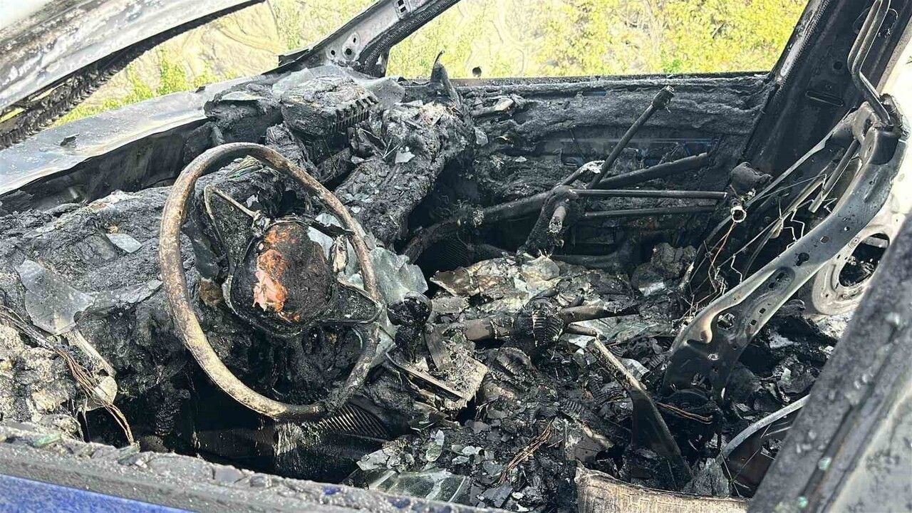 Anthony Musaba'nın Otomobili Alev Aldı: Samsunsporlu Futbolcu Yarasız Kurtuldu