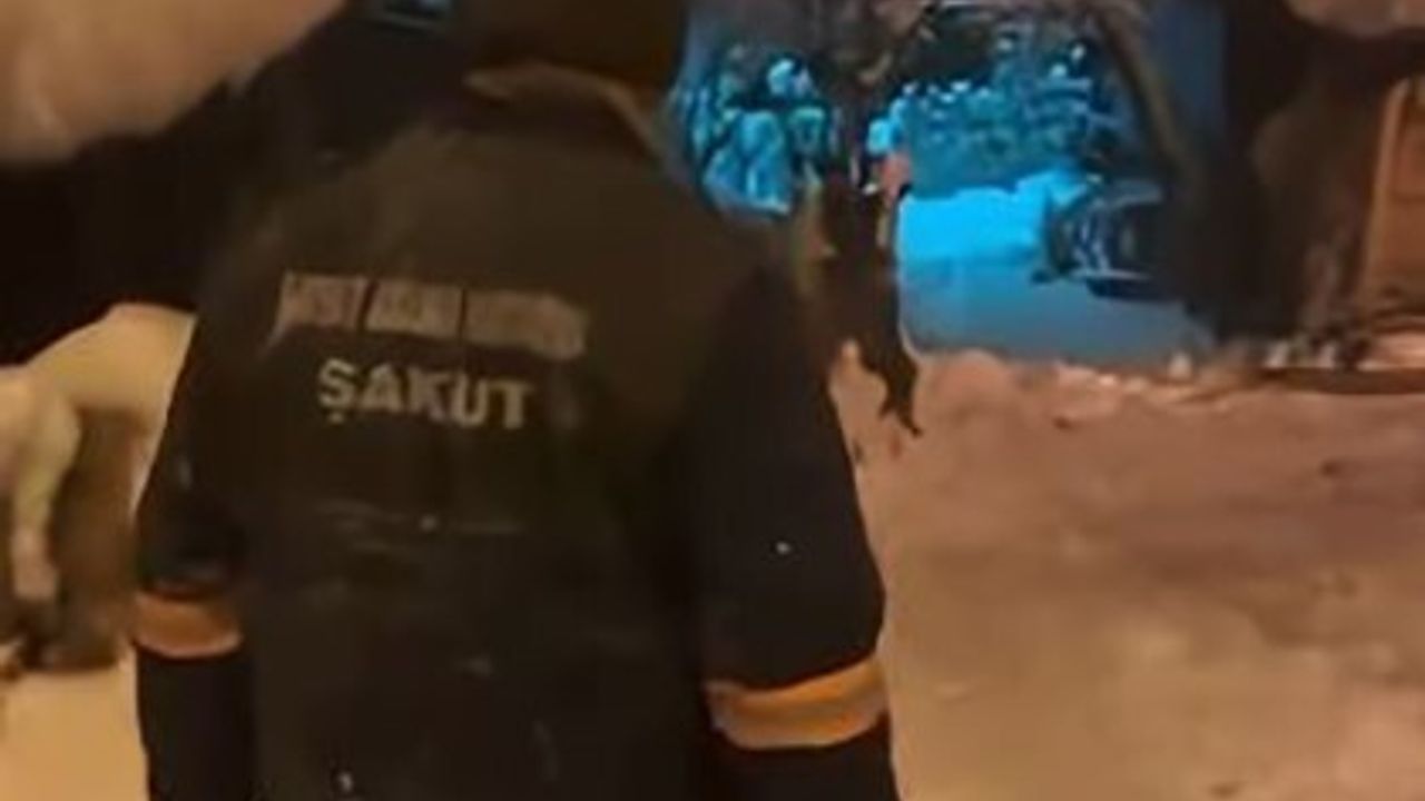 Artvin Şavşat Akdamla'da Yangına Kar Engeli: Ekipler Yolu Açtı