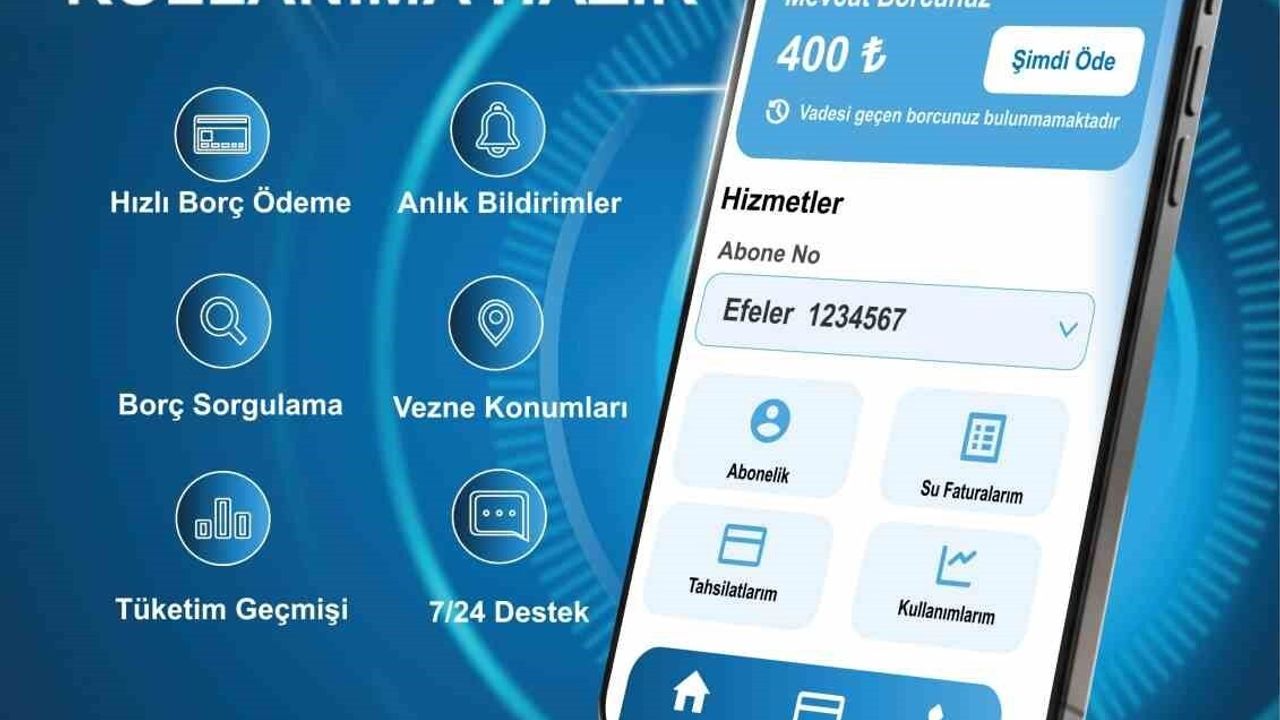 ASKİ Mobil Uygulaması Aydınlıların Hizmetinde