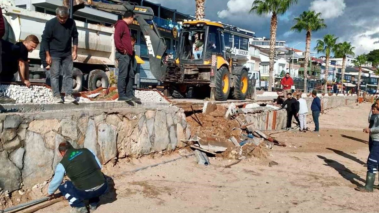 Aydın Büyükşehir Belediyesi Altınkum (Didim) Onarımlarını Hızlandırdı