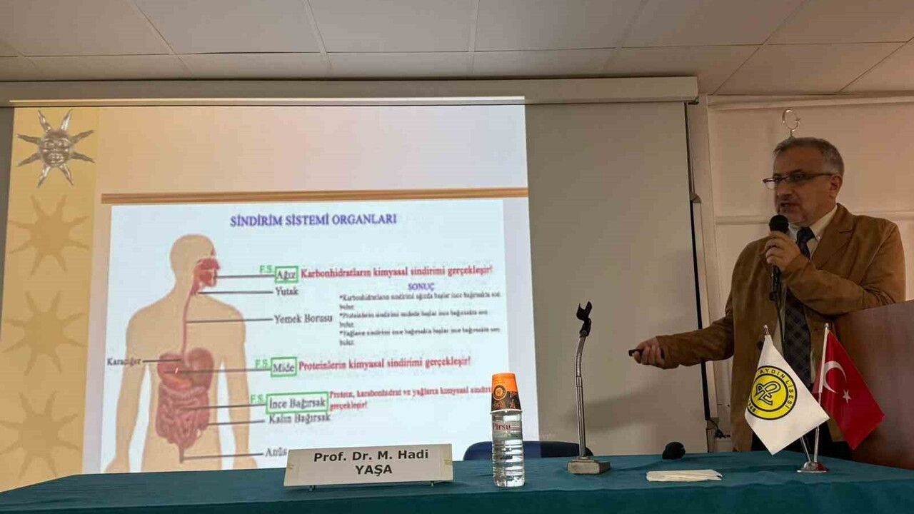 Aydın Lisesi'nde Akademisyen Buluşması: Prof. Dr. M. Hadi Yaşa Ders Verdi