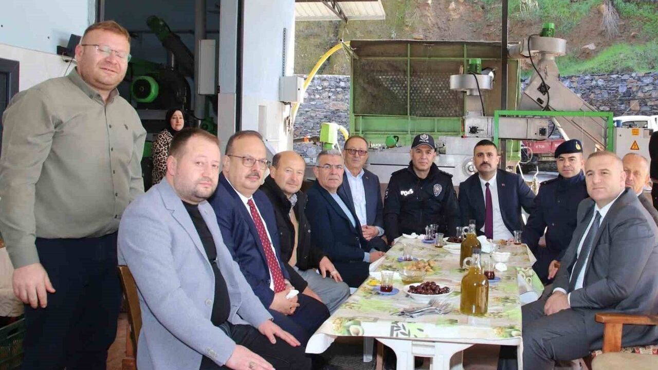 Aydın Valisi Yakup Canbolat Köşk’te Zeytinyağı Sıkım Tesislerini İnceledi