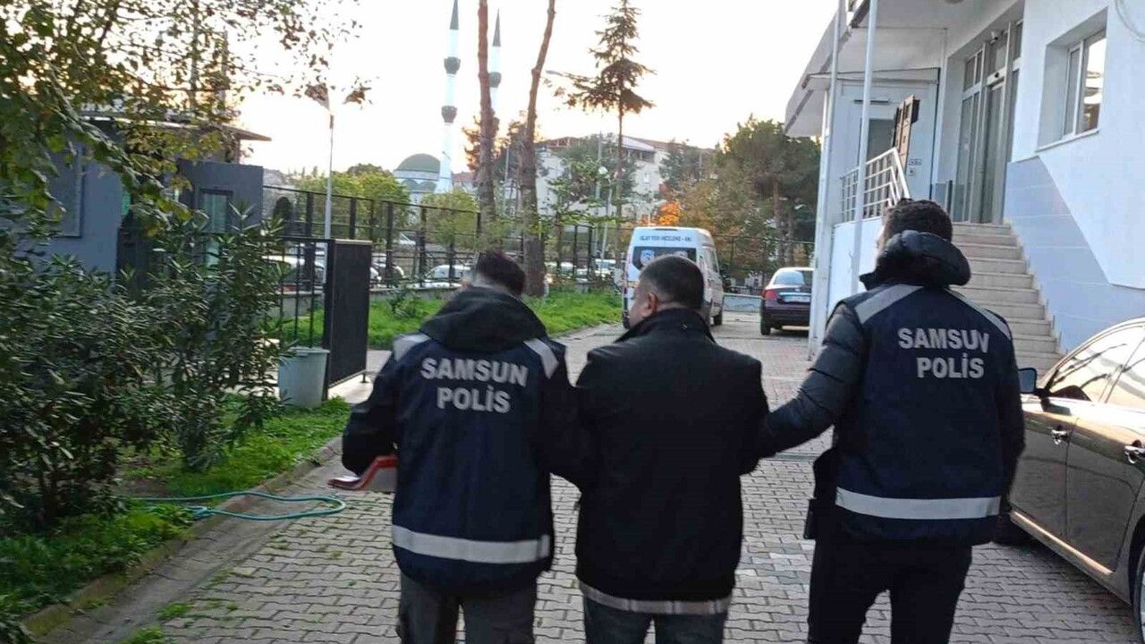 Bafra'da 15 Yıl 3 Ay 17 Gün Hapis Cezası Olan Firari C.A. Yakalandı