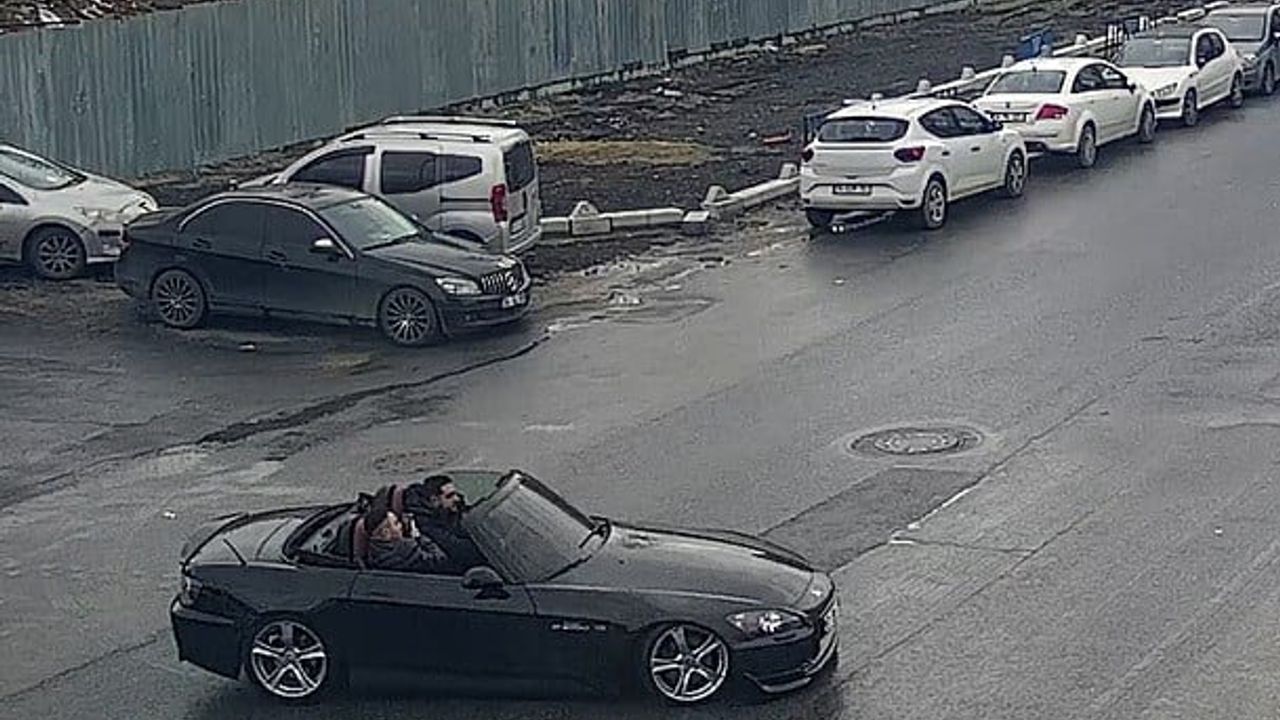 Bahçelievler’de Trafik Saatinde Drift Dehşeti: 61 BH 200 Kamerada