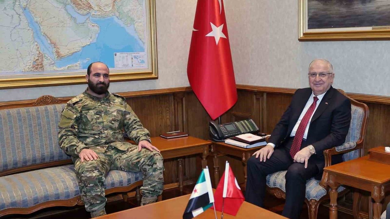 Bakan Güler, Suriye Genelkurmay Başkanı Nureddin Ali Na’san’ı Ankara'da Kabul Etti