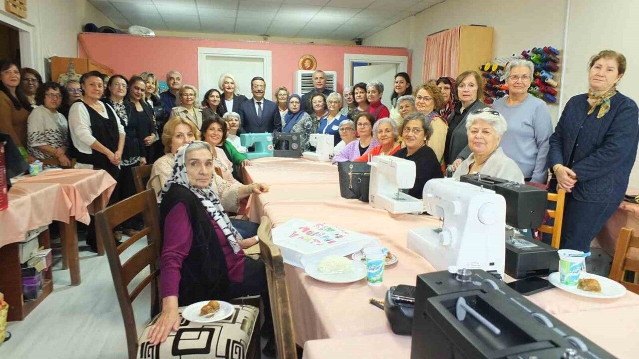 Balıkesir'de Kaymakam Cumali Atilla'dan Yeşim Meço Davutoğlu'na 9 Makine Bağışı Teşekkürü